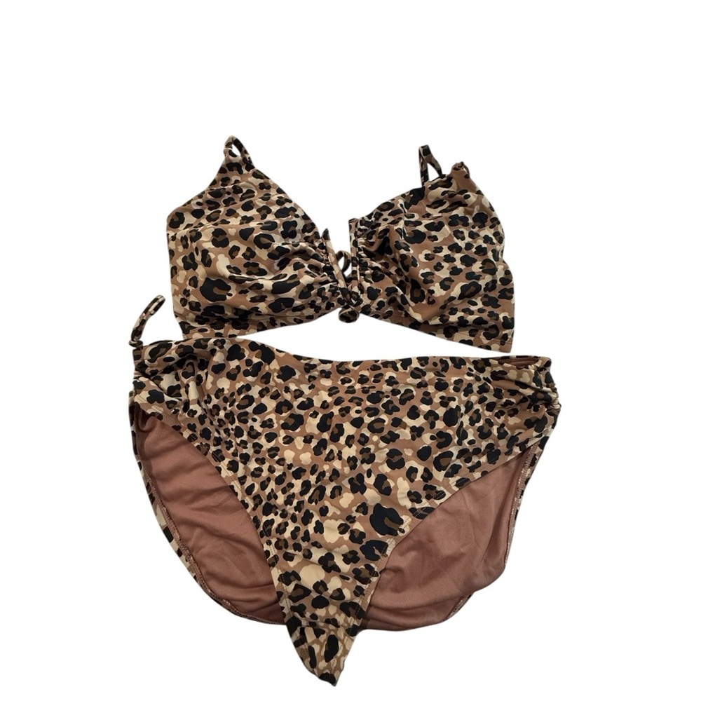 Time and Tru Leopard Print Bikini